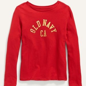 Long Sleeve Old Navy Red